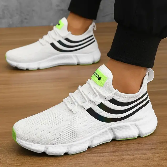 Baskets pour hommes chaussures à plate-forme respirantes confortables