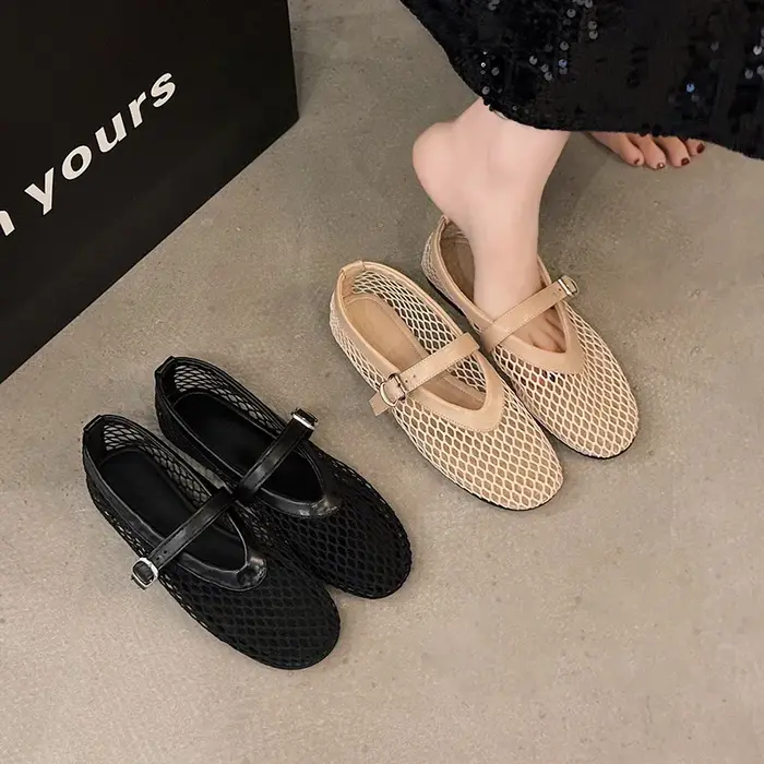 Chaussures d'été en filet pour femmes