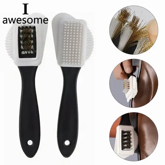 Brosse de nettoyage de chaussures en daim
