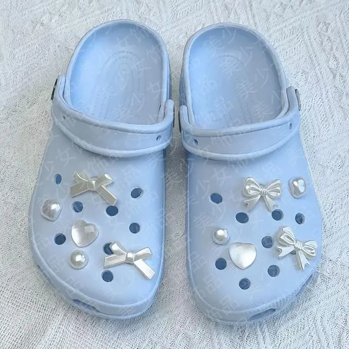 Offre Spéciale : Breloques de Chaussures DIY Élégantes en Forme de Nœud pour Sabots