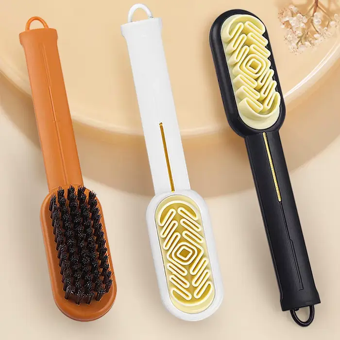 Brosse de nettoyage en daim à manche Long à 2 côtés