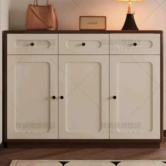 Meuble à chaussures moderne et fin avec tiroirs pour entrée