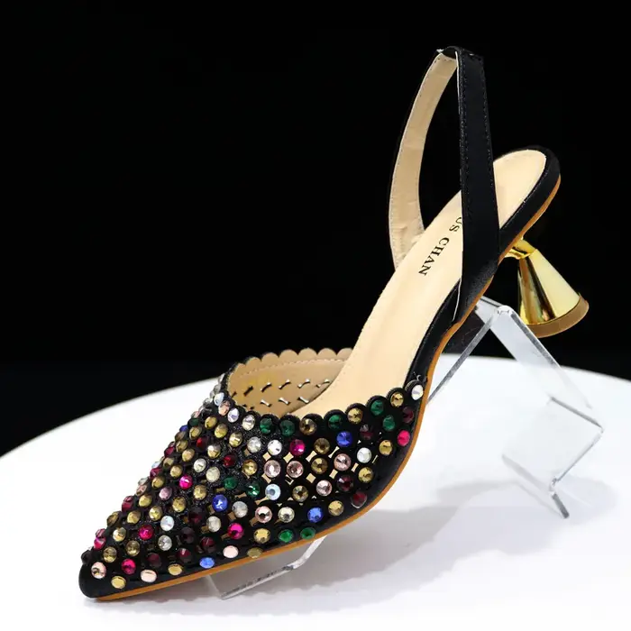 Venus Chan-Chaussures de Mariage à Talons Hauts et Pointus INS