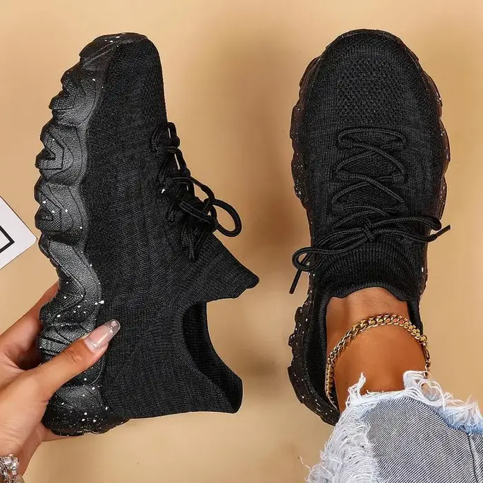 Printemps rose chaussures décontractées respirant maille baskets pour femmes chaussures sans lacet d