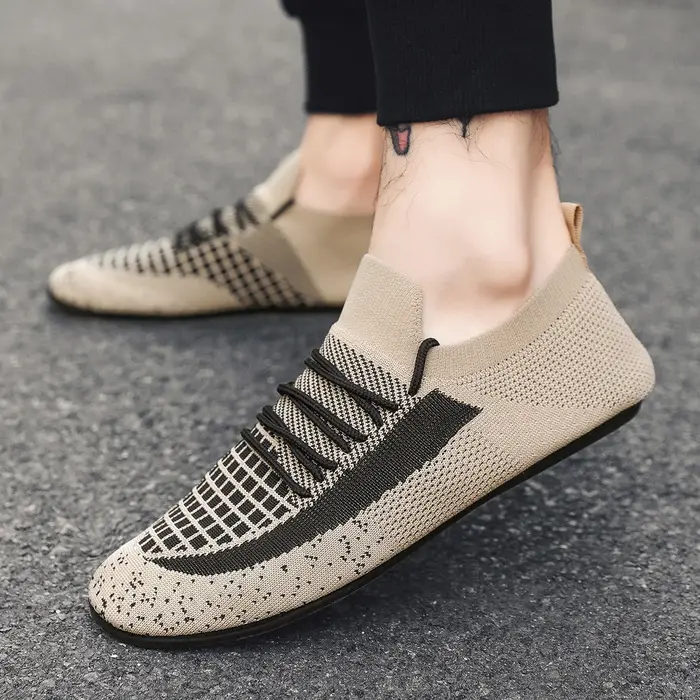 Chaussures décontractées confortables pour hommes, quatre saisons, intérieur/extérieur, chaussures tendance pour hommes