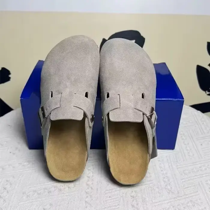 Nouvelles sandales en cuir Y2K 2026 pour hommes et femmes – Chaussures de plage rétro décontractées