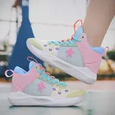 Nouvelles chaussures de basket-ball pour enfants baskets coussin antidérapant garçons baskets de basket-ball chaussures de sport baskets pour enfants confortables