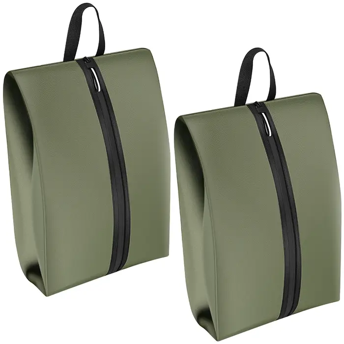 Sacs de rangement portables pour chaussures, 2 pièces, sacs de rangement imperméables en Oxford avec