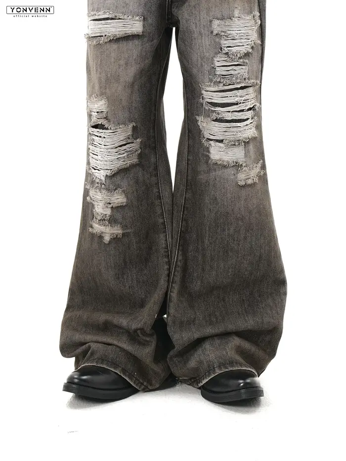 Nouvelles chaussures pointues en cuir de cheval avec lacets pour hommes pionnier foncé Goodyear lavé cousu à la main artisan Derby