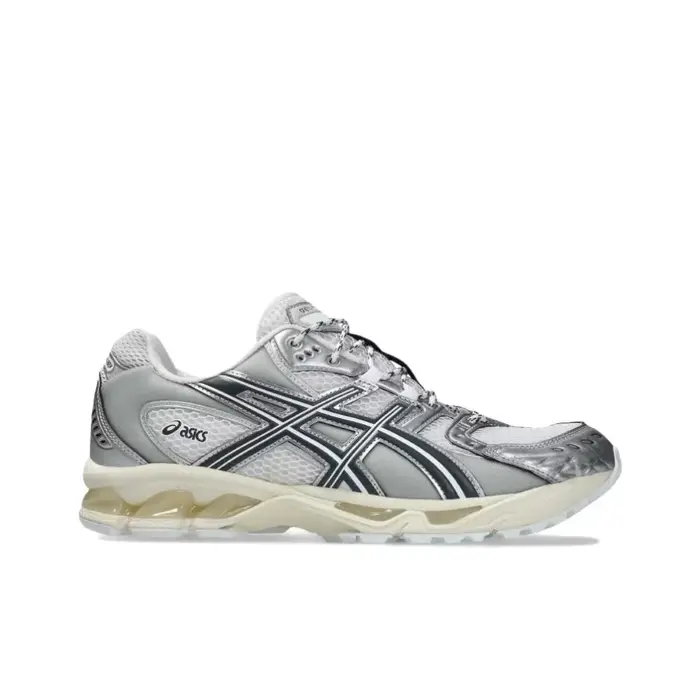 ASICS GEL Nimbus 10.1 Chaussures de course décontractées basses unisexes Blanc Argent 1203A820-100