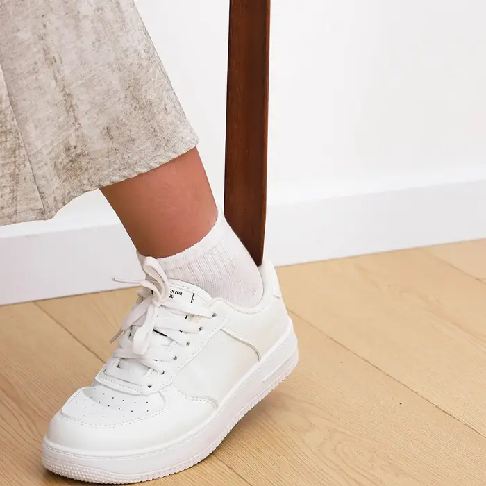 Klaxon à chaussures à manche long en bois de hêtre de qualité supérieure de 55 cm – Base magnétique sans courbure pour