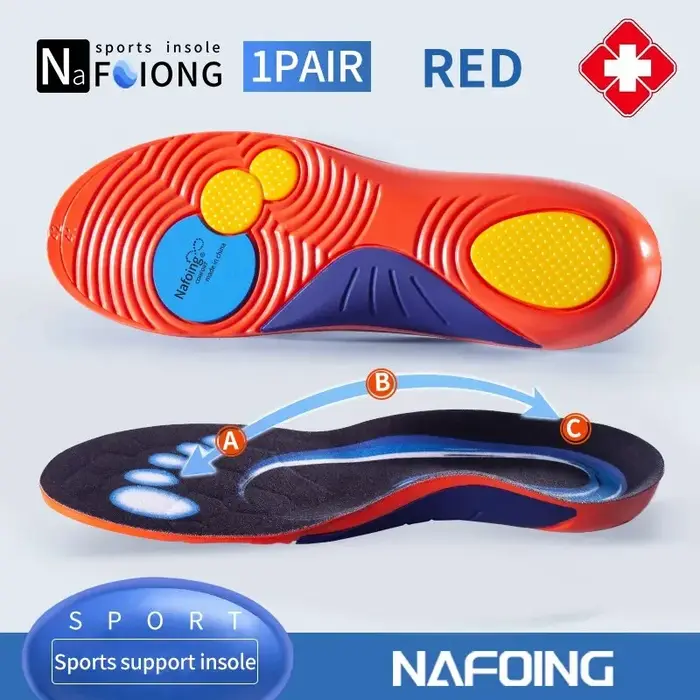 Semelles intérieures de Sport pour chaussures, Absorption des chocs, déodorant, coussin respirant, s