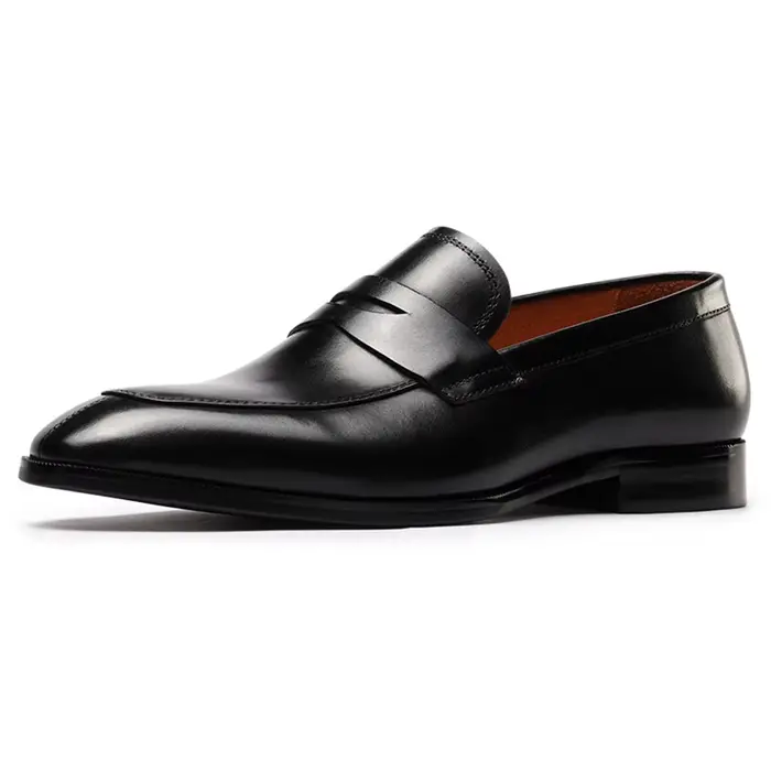 Chaussures décontractées pour hommes en cuir de veau