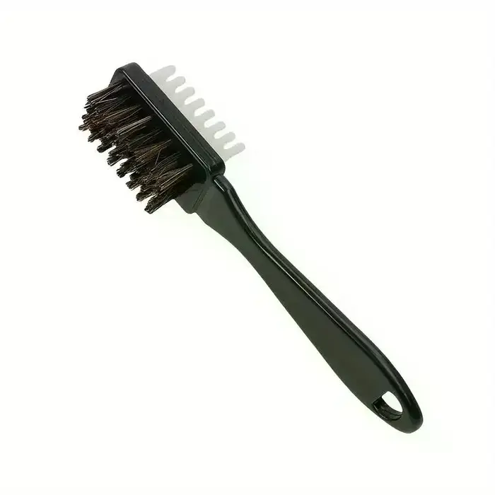 Kit de brosse de nettoyage pour chaussures 2 en 1 à double extrémité avec gomme - Plastique durable pour bottes en daim