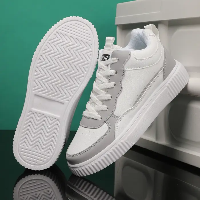 Baskets montantes pour hommes, chaussures grises tendance pour jeunes hommes printemps-été, baskets basses décontractées polyvalentes et à la mode