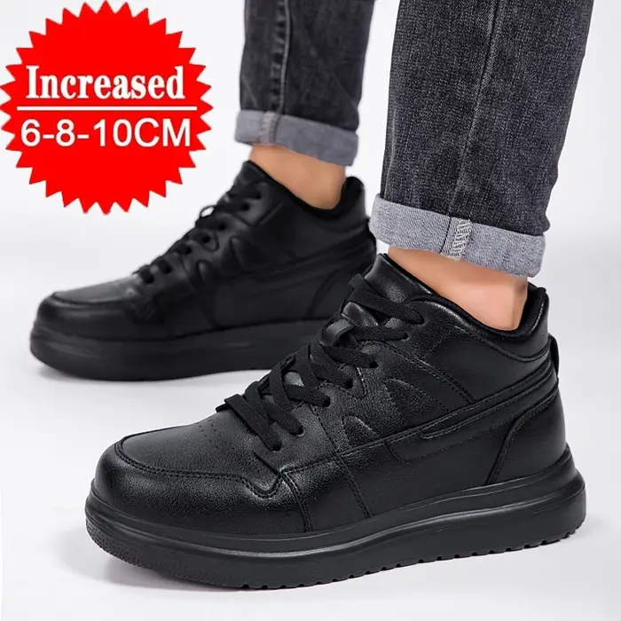 2025 hommes chaussures d'ascenseur invisible rehaussement baskets