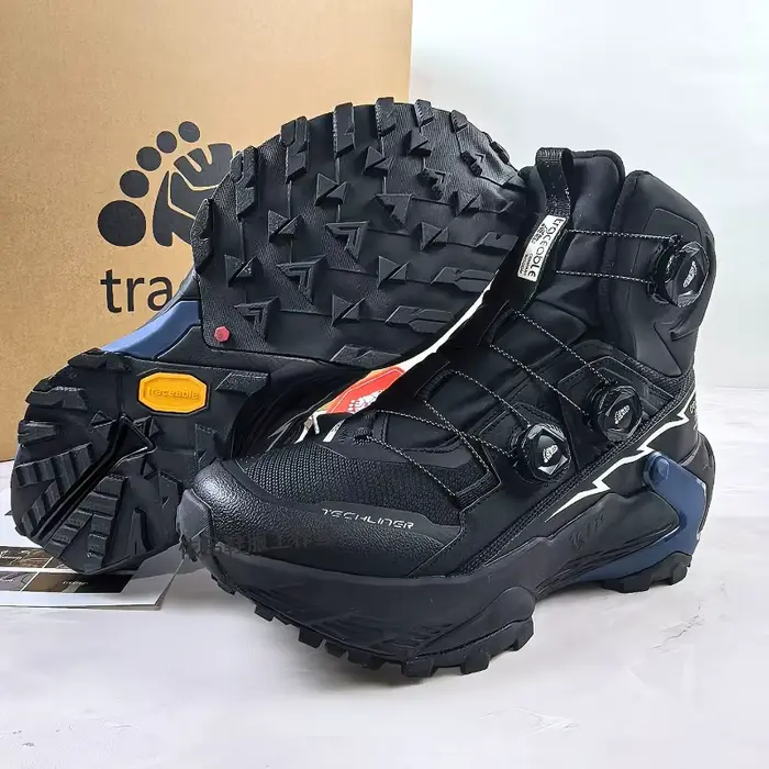Bottes de montagne mi-montantes de marque originale, à laçage rapide, pour la randonnée en extérieur, unisexe, printemps/automne, chaussures de trekking