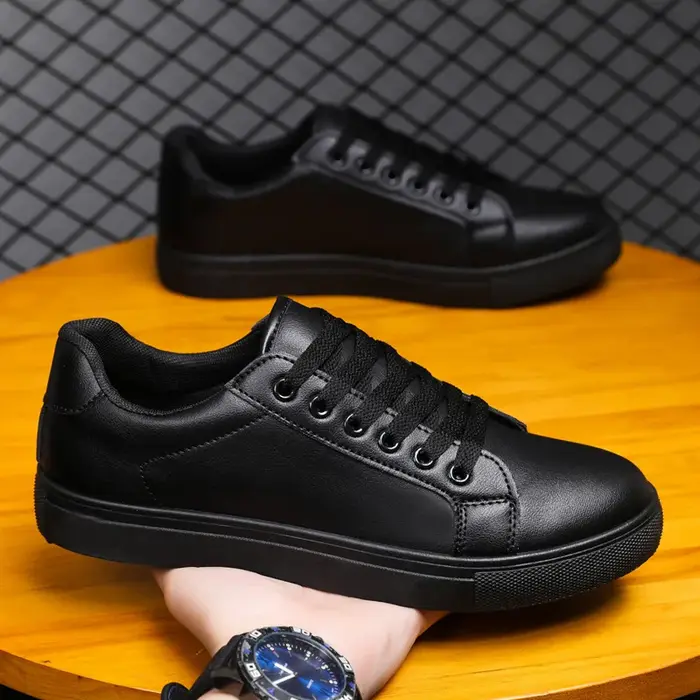 Blanc noir hommes chaussures confortables