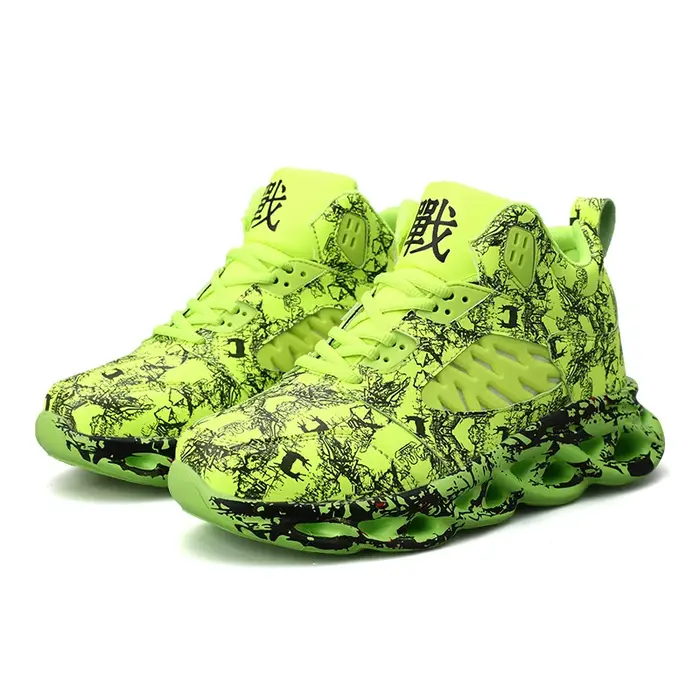 QZHSMY chaussures haut de gamme Graffiti hommes
