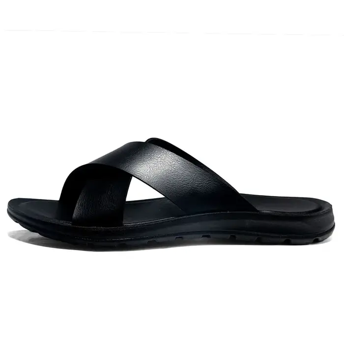 Chaussons en cuir PU italien pour hommes