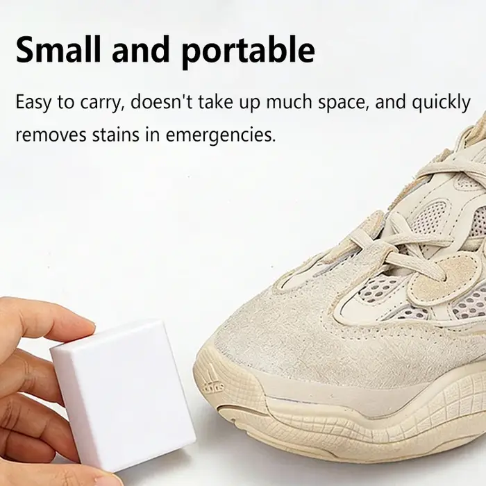 Gomme Nettoyante Portable pour Chaussures en Daim – Outil Magique Anti-Taches pour Cuir et Velours – Fournitures