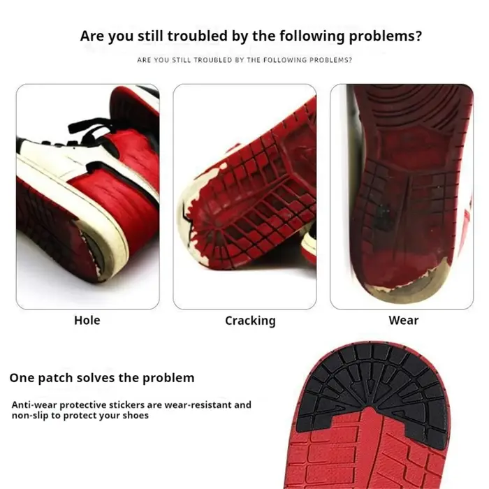 Coussinets de semelles de chaussures antidérapants
