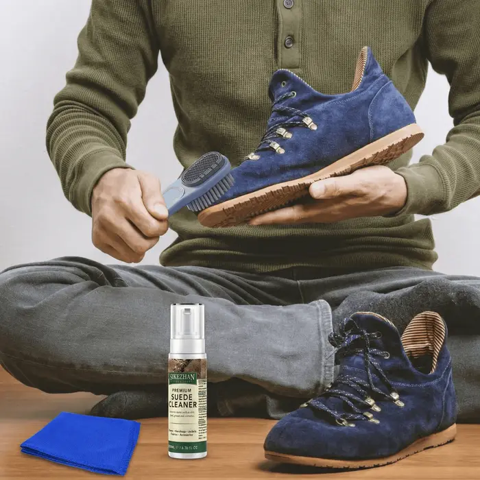 Kit de nettoyage pour chaussures en daim et nubuck