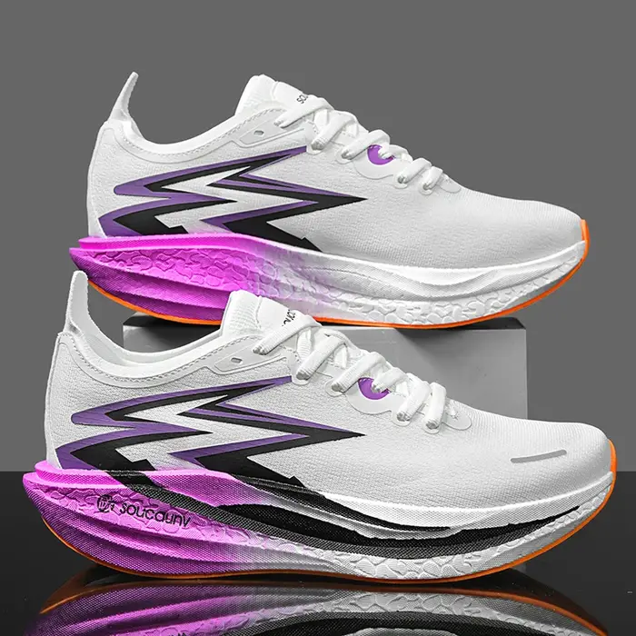 Nouvelles Chaussures de Course 2026 à Plaque Carbone Spécial Marathon – Respirantes