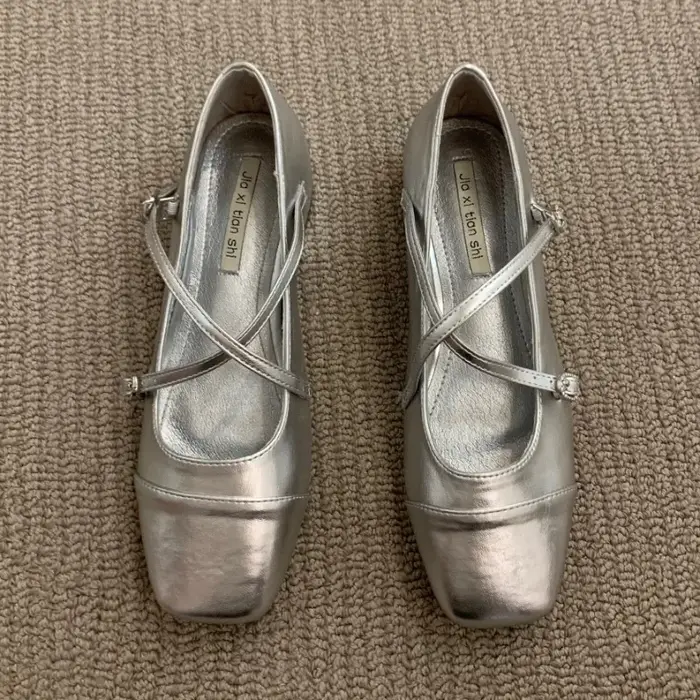 Mary-Chaussures à Talons Moyens pour Femmes