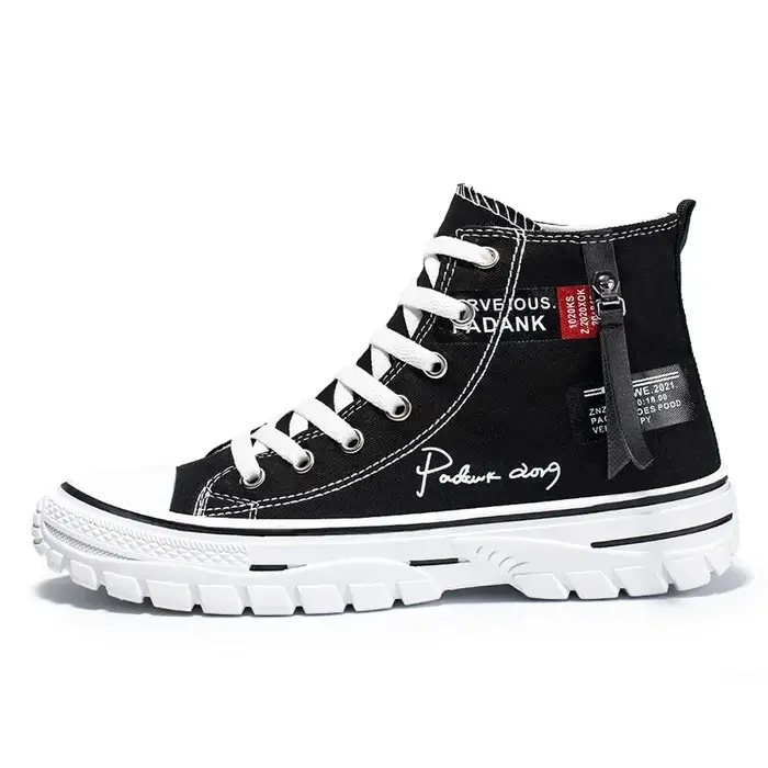 Chaussures montantes en toile respirante pour hommes