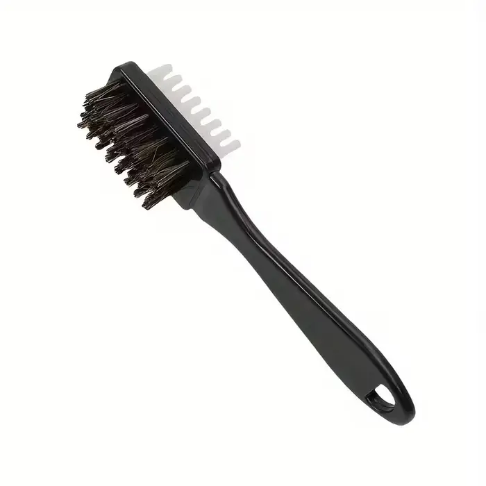 Brosse 2-en-1 pour daim et chaussures avec gomme, pour l'entretien des bottes, du nubuck et du cuir 