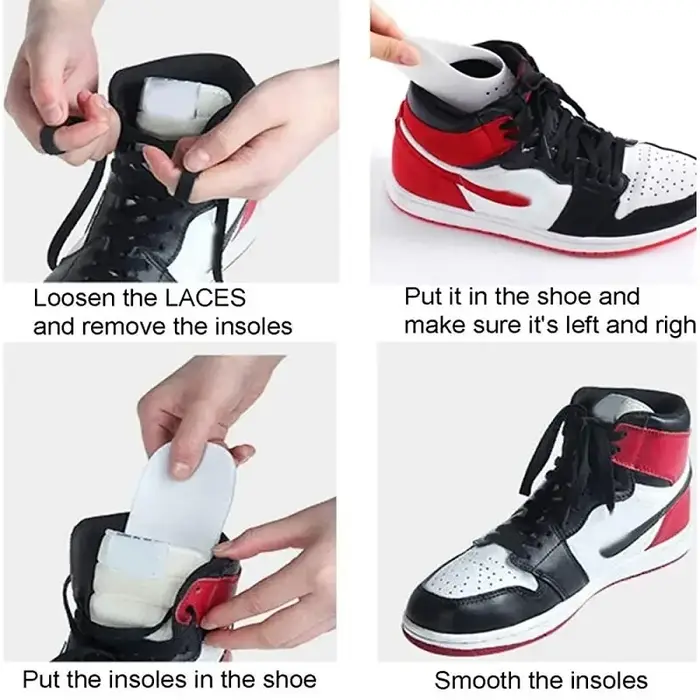 1 paire de nouveaux soins de chaussures Sneaker Anti-pli orteils protecteur civière extenseur Shaper Support Pad