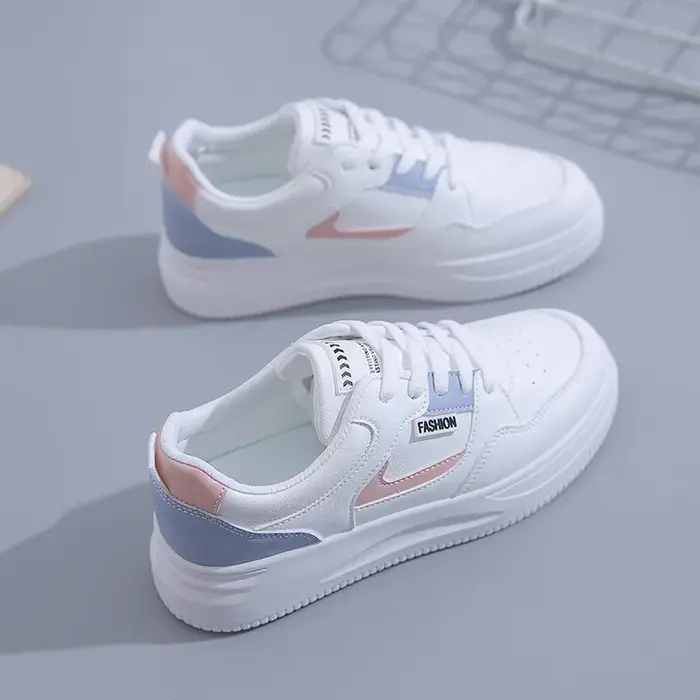 Chaussures de sport décontractées pour femmes, baskets de styliste à plateforme, plates, assorties a