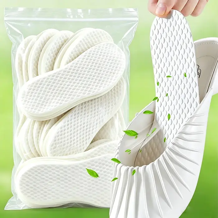 10/20 paires de semelles intérieures de sport jetables respirantes d'été
