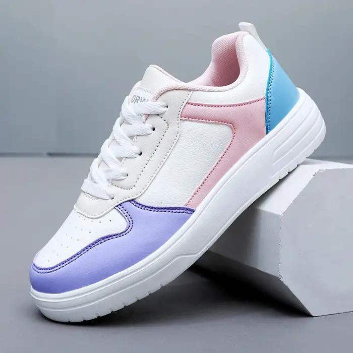 Chaussures de marche canisées respirantes pour femmes, baskets d'extérieur décontractées, mode fémin