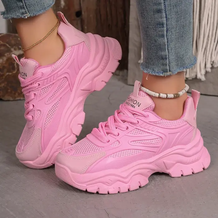 Baskets Chunky Femme 2026 Nouvelle Collection – Chaussures de Sport Légères et Tendance