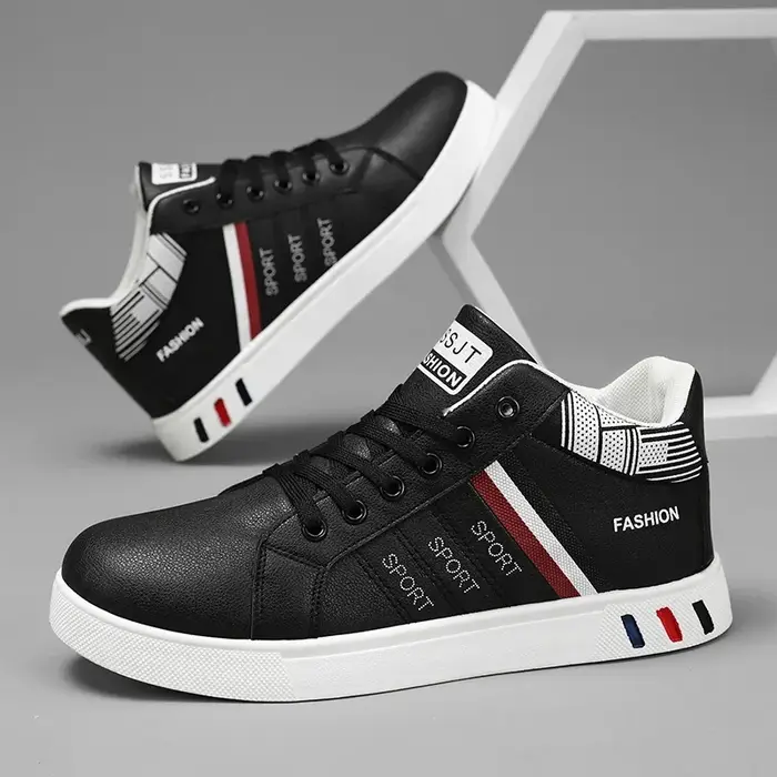 Chaussures de skate en cuir pour hommes