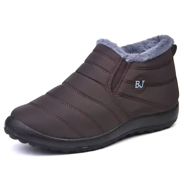 Bottes de neige montantes pour hommes, chaudes et imperméables, idéales pour l'hiver rigide et les a