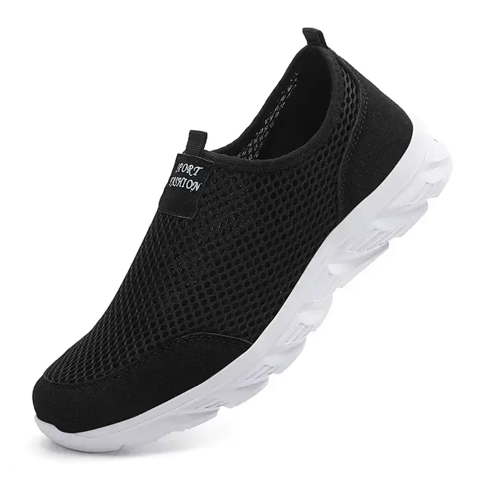 Nouvelles chaussures de course pour hommes chaussures de sport respirantes léger mode été maille res