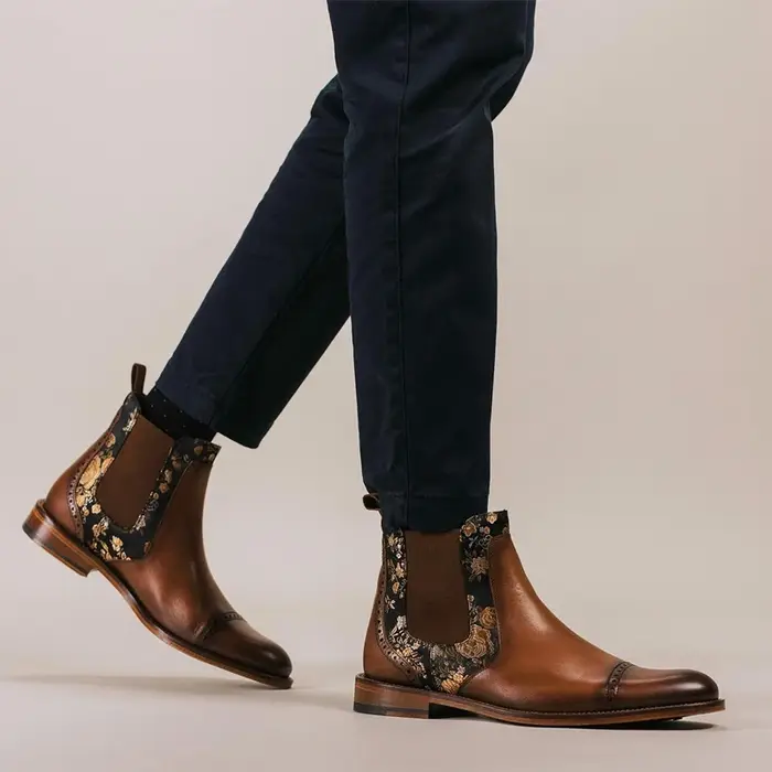 StephanBoots-Chaussures de travail brodées pour hommes