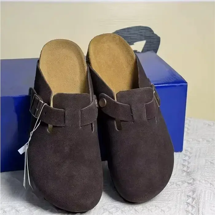 Sandales en cuir tendance KIMV pour hommes et femmes