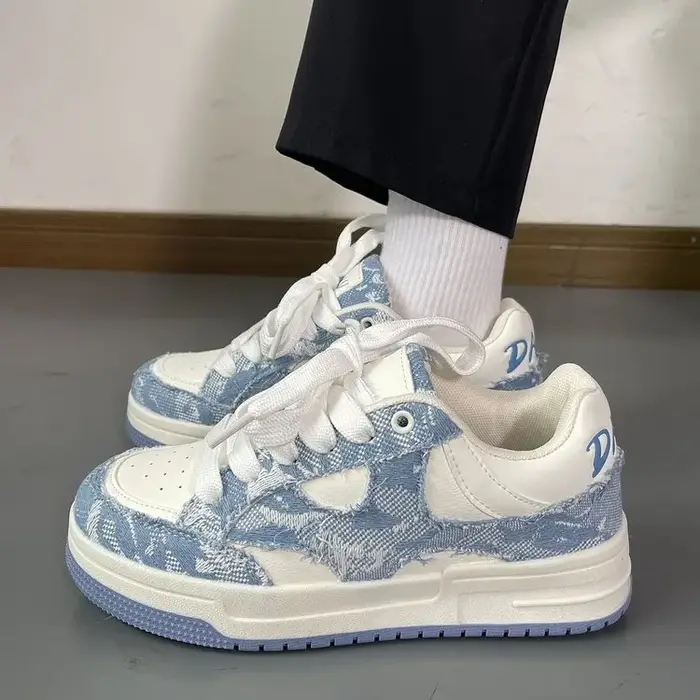 Chaussures de tennis rétro punk pour hommes et femmes