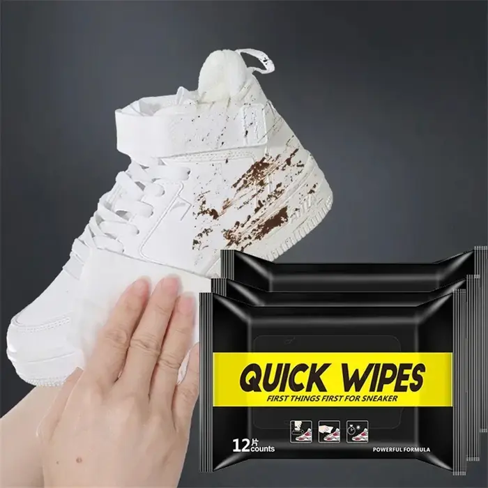 Lingettes jetables pour chaussures
