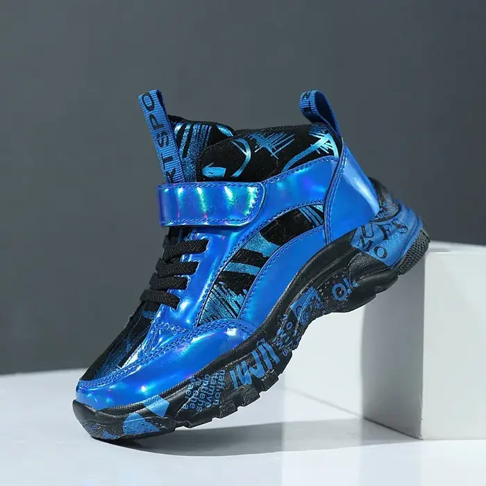 Nouveaux enfants baskets pour garçons en cuir chaussures de sport de course