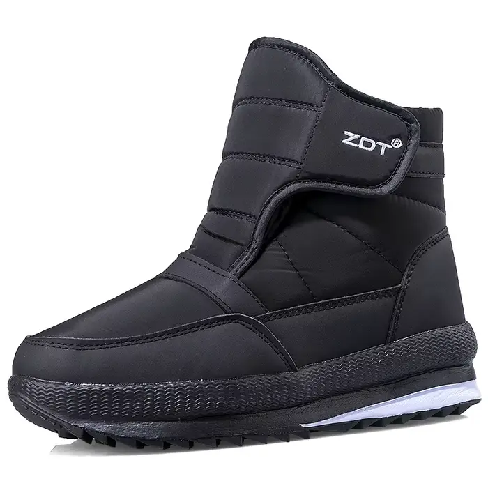 40 ° C hiver épaissir chaud hommes bottes de neige en plein air imperméable confort coton chaussures résistant au froid