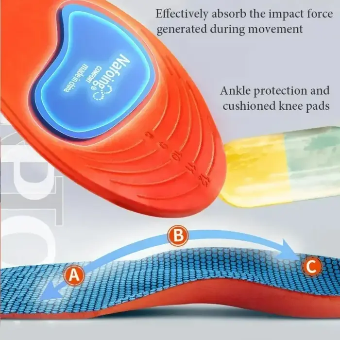 Semelles de sport pour chaussures, semelles orthopédiques, absorption des chocs, déodorantes, respirantes, amortissantes, semelles de course pour hommes et femmes.