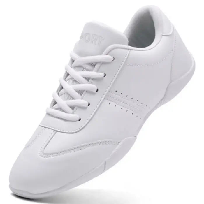 Chaussures de cheerleading blanches pour femmes et filles