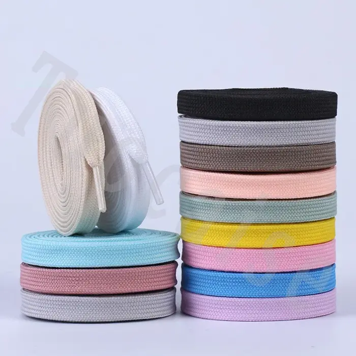 1 paire de lacets plats de 10mm de large pour chaussures de Sport lacet pour baskets/runner lacets d