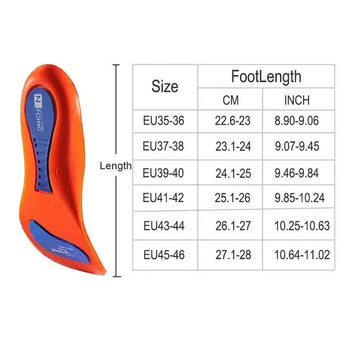 Semelles intérieures de Sport pour chaussures, semelles orthopédiques, Absorption des chocs, déodorant, coussin respirant, Support de voûte plantaire, facilite la pression des pieds