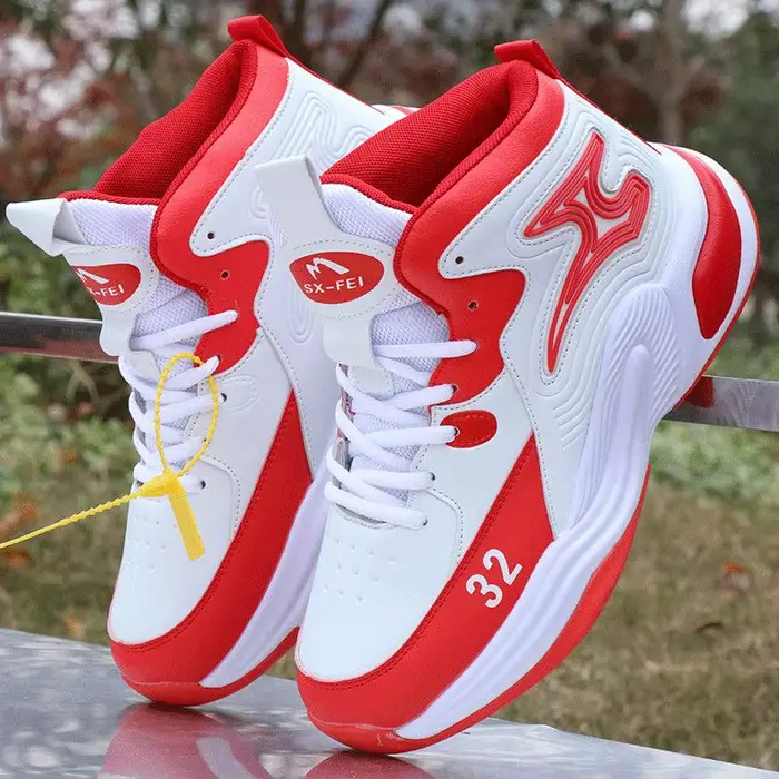 Chaussures de basket-ball montantes pour hommes, nouvelles baskets de sport résistantes à l'usure, b